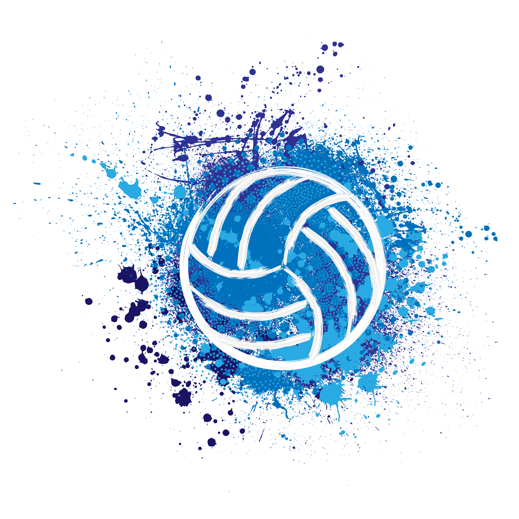Volleyball grunge background - Health Unlimited - Health Unlimited